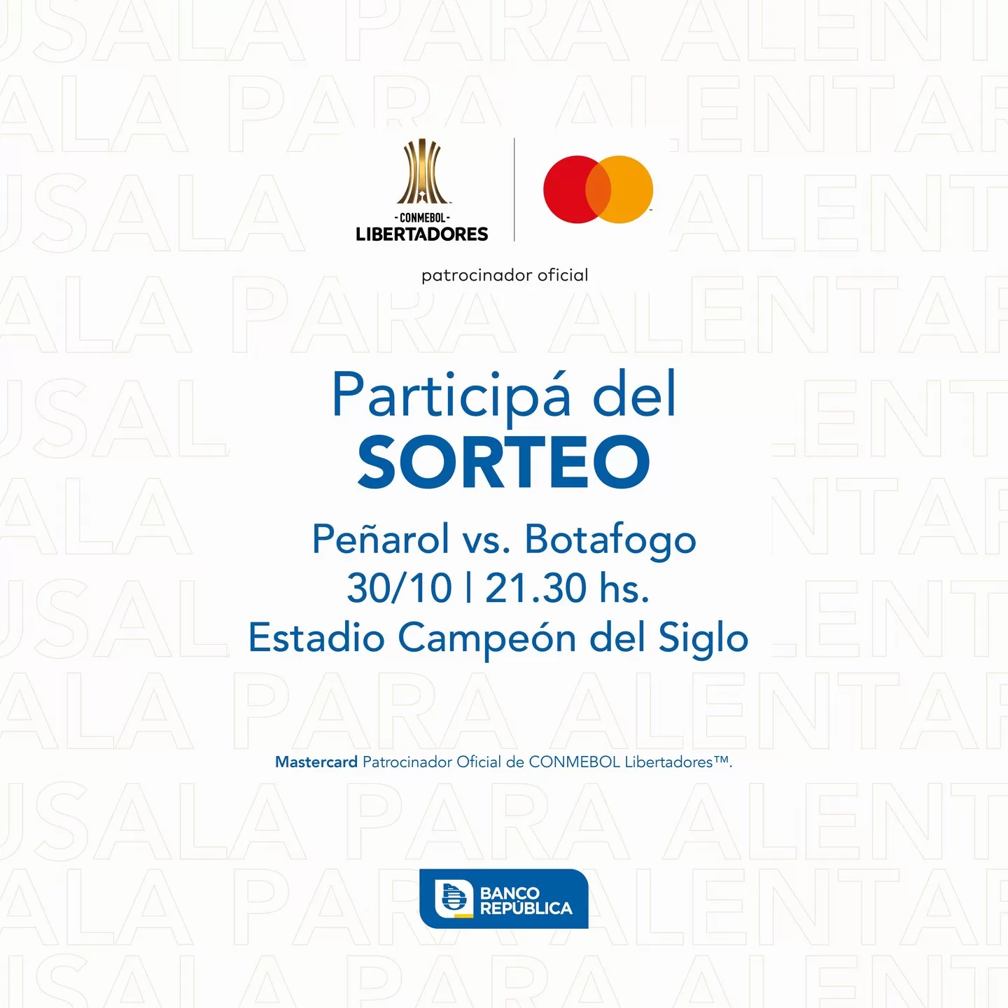 Sorteo Peñarol vs. Botafogo