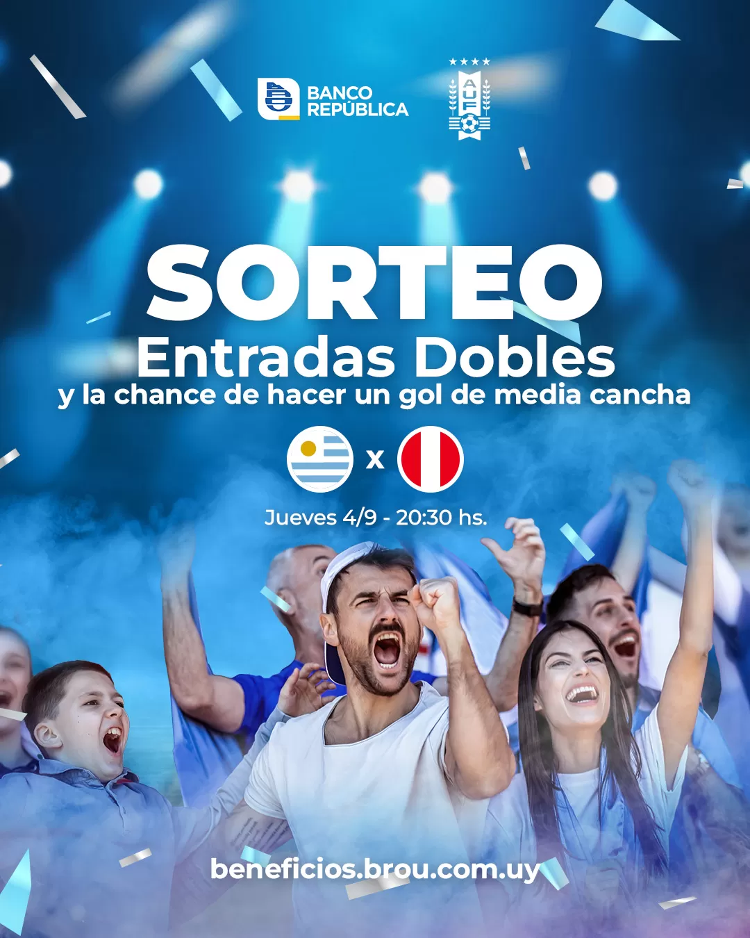Sorteo Uruguay vs Perú